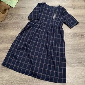 Roolee “So This is Love Plaid” MIDI - in Navy